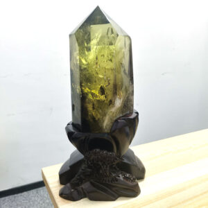 Big size citrine tower crystal tower /point citrine crystal home decorstion